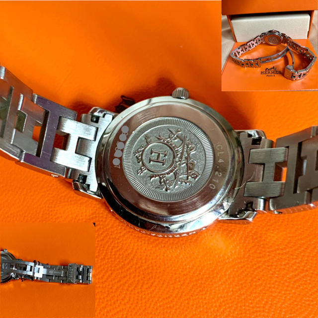 Hermes(エルメス)のHERMES/エルメス 時計クリッパーCL4.210 レディース レディースのファッション小物(腕時計)の商品写真