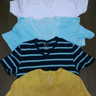 ギャップ(GAP)のGap Vネック シャツ 4枚セット  (Tシャツ/カットソー(半袖/袖なし))