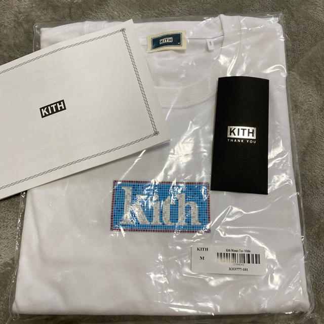 kith tokyo モザイク　tシャツ　白　ホワイト　Mサイズ