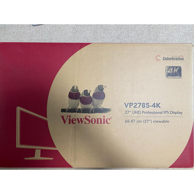 viewsonic  VP2785-4K HDR対応　カラーマネジメント