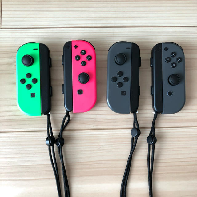Nintendo Switch Joy-Con LR 2セット　ストラップ付きエンタメ/ホビー