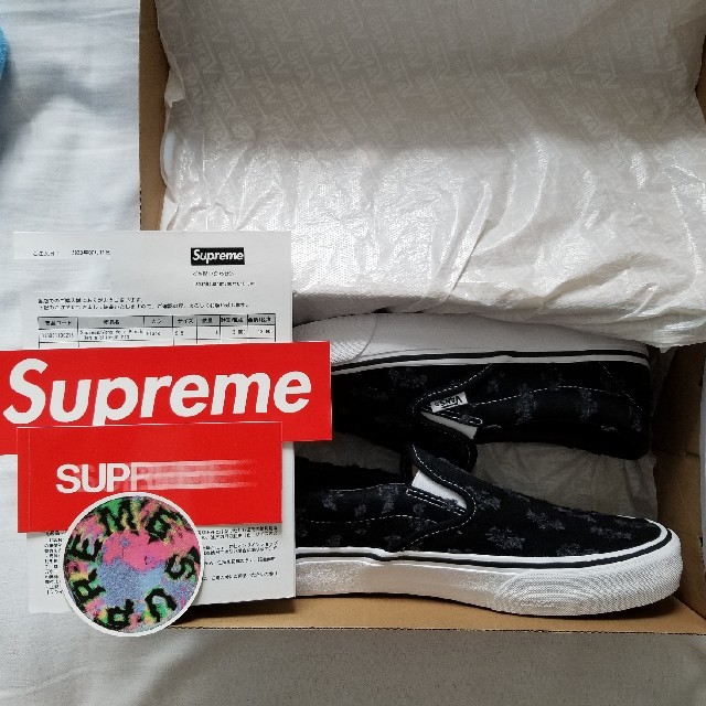 Supreme Vans Slip-On 27.5cm