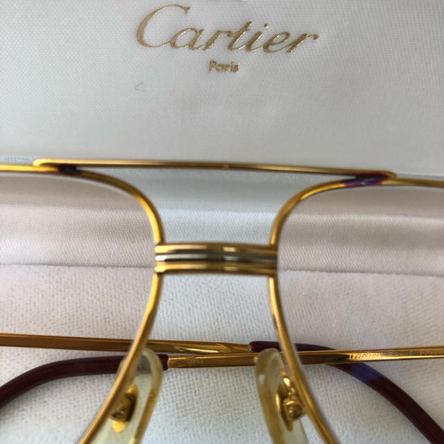 Cartier(カルティエ)のカルティエ　メガネフレーム レディースのファッション小物(サングラス/メガネ)の商品写真