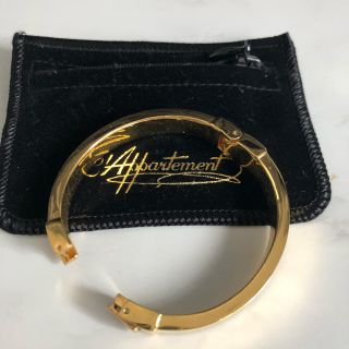 アパルトモンドゥーズィエムクラス(L'Appartement DEUXIEME CLASSE)の【美品】アパルトモン　ゴールドバングル(ブレスレット/バングル)