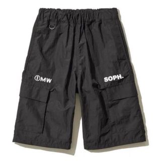 ジーユー(GU)のGU×SOPH BOYS カーゴ ハーフパンツ 160 ブラック(ショートパンツ)