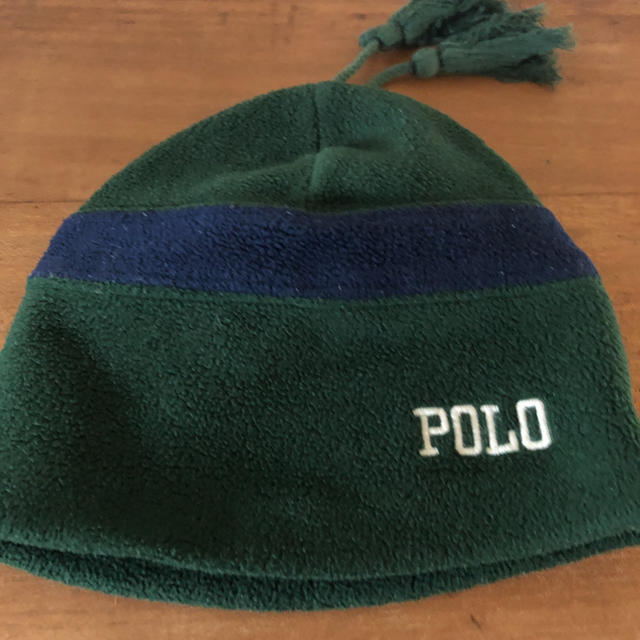 POLO RALPH LAUREN(ポロラルフローレン)のPolo ラルフローレン　フリースキャップ　帽子 キッズ/ベビー/マタニティのこども用ファッション小物(帽子)の商品写真