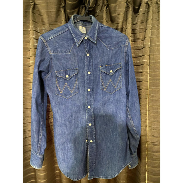 60s wrangler 27mw デニム シャツ ラングラー vintage-