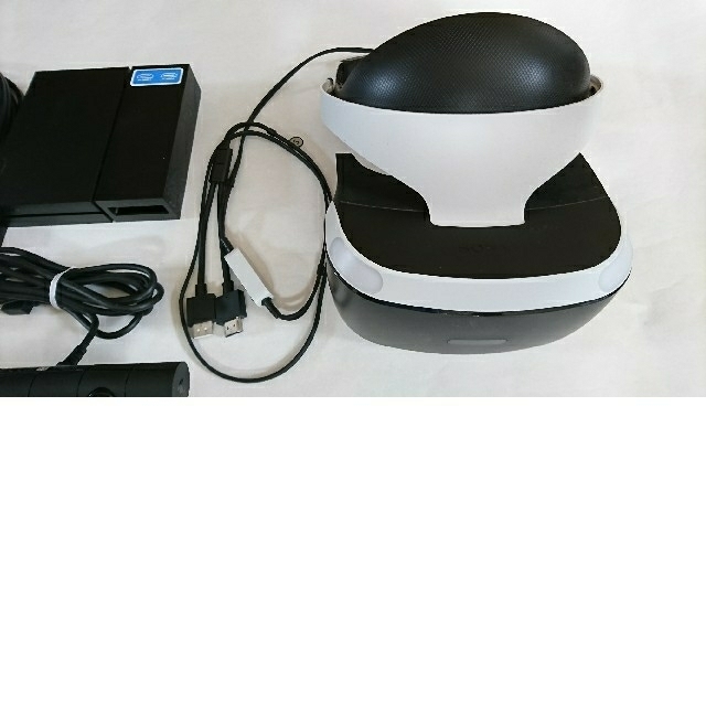 PlayStation VR(プレイステーションヴィーアール)のPSVR CUHJ-16001カメラ同梱版 エンタメ/ホビーのゲームソフト/ゲーム機本体(家庭用ゲーム機本体)の商品写真