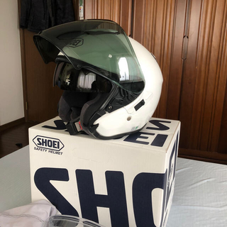 SHOEIバイクヘルメット J−CRUISE ルミナスホワイト　L(59cm)(ヘルメット/シールド)