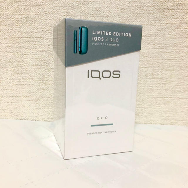 IQOS(アイコス)のiQOS3 DUO ルーシッドティール 新品未登録 メンズのファッション小物(タバコグッズ)の商品写真