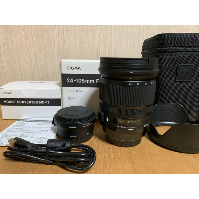 【値下げ交渉可】SIGMA 24-105 DG OS HSM+MC-11