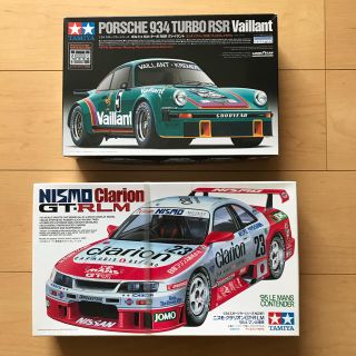 タミヤ 1/24 ポルシェ934 ニスモ・クラリオンGT-R 絶版品　2個セット(模型/プラモデル)