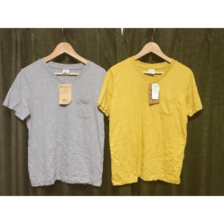 チャンピオン(Champion)のチャンピオン Ｖネック　半袖　Tシャツ　2枚　L タグ付き(Tシャツ(半袖/袖なし))