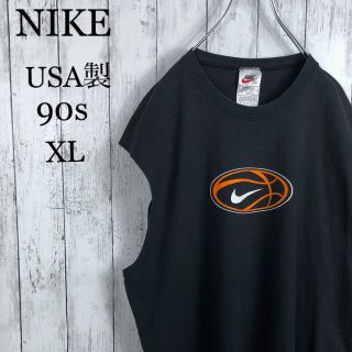 ナイキ(NIKE)の【激レア】 ナイキ USA製 90s 銀タグ 両面プリント タンクトップ XL(タンクトップ)