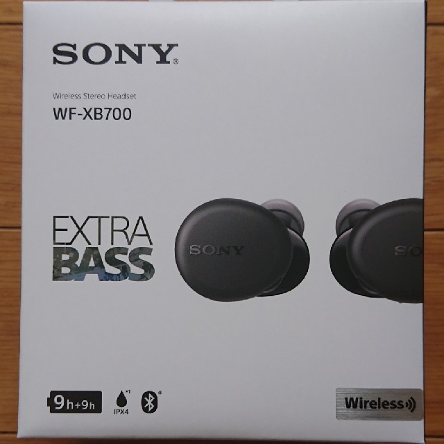 SONYワイヤレスイヤホンWF-XB700 ブラック