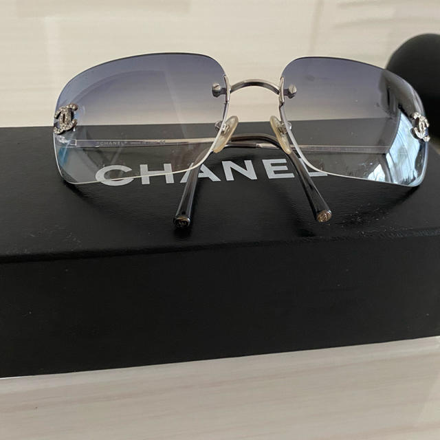 シャネル CHANEL サングラス ラインストーン - サングラス/メガネ