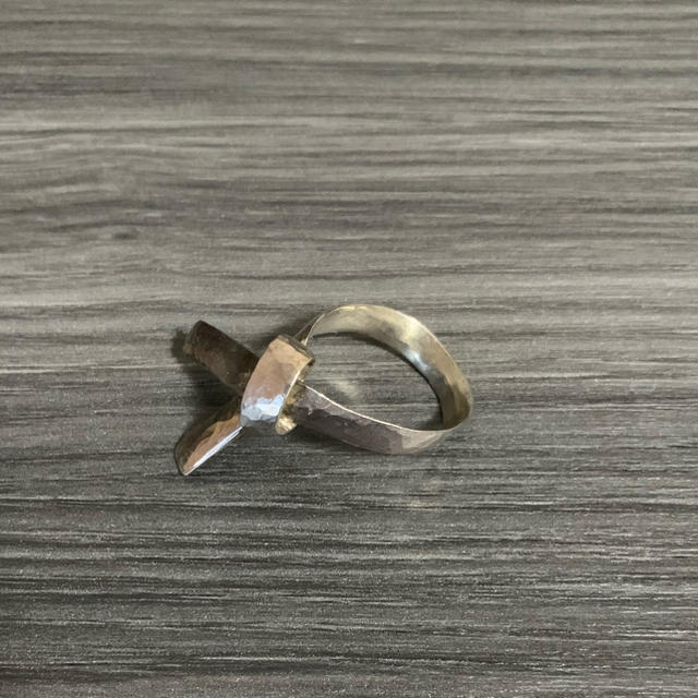 ohta(オータ)の【超希少】ohta origami ring 折り紙リング silver メンズのアクセサリー(リング(指輪))の商品写真