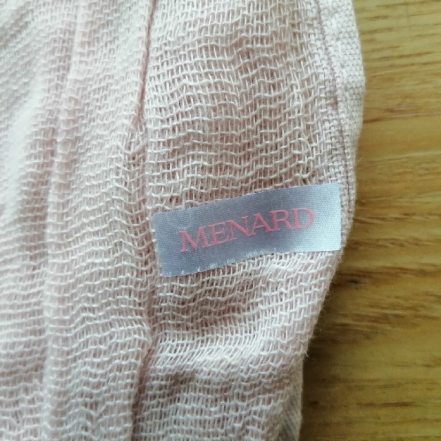 MENARD(メナード)のメナードタオルストール　ピンク レディースのファッション小物(ストール/パシュミナ)の商品写真