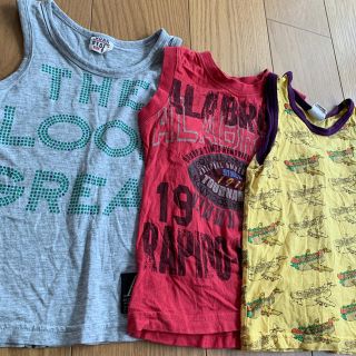 ジャンクストアー(JUNK STORE)のタンクトップ　3枚　セット　110(Tシャツ/カットソー)