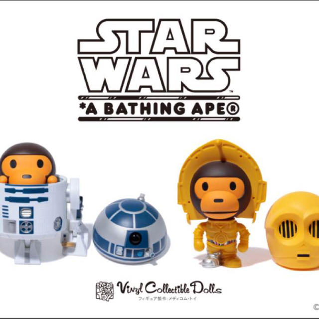 ☆限定☆ APE STAR WARS フィギュア 2体セットファッション小物