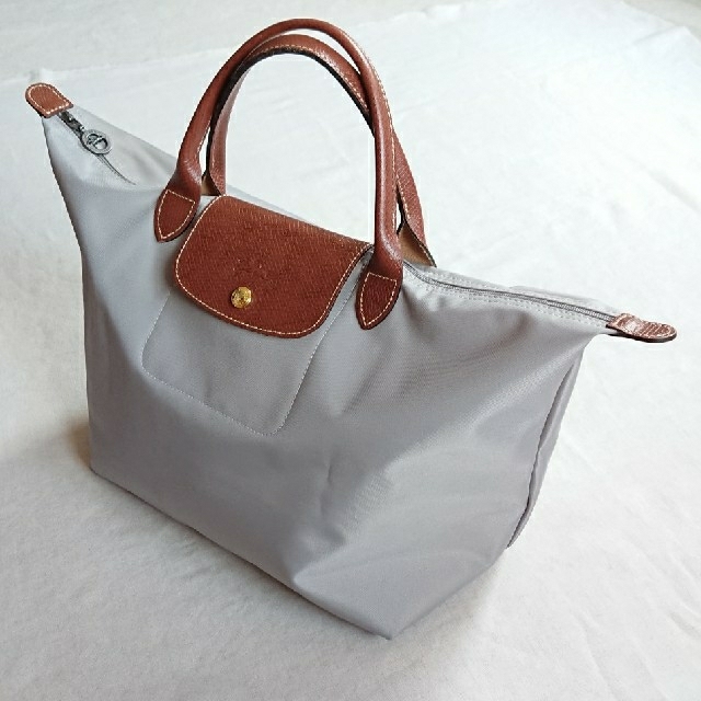 【未使用品】LONGCHAMP ロンシャン　プリアージュ　グレージュ　トート　M