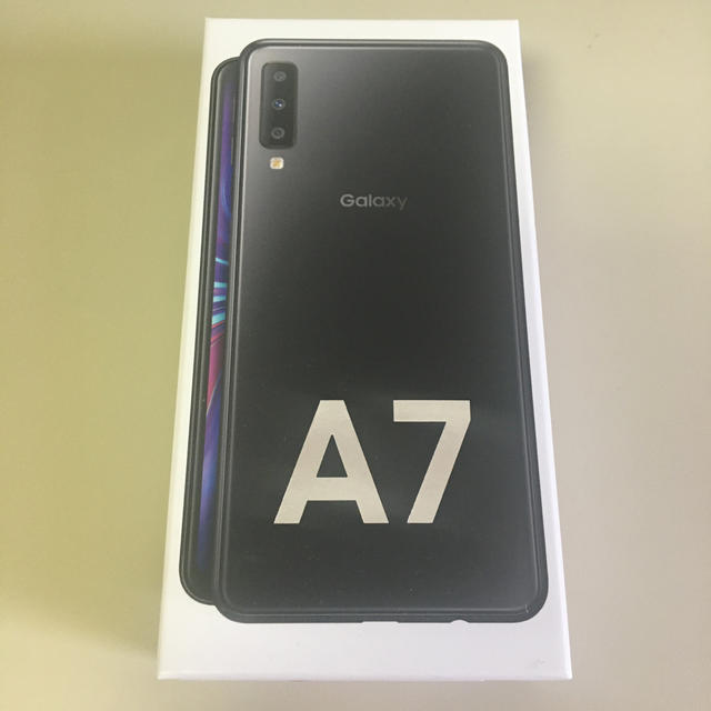 サムスンGalaxy A7 ブラック 64GB SIMフリー（ SIMなし）4GB64GBメインカメラ