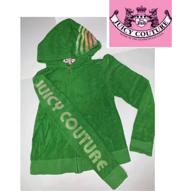 Juicy Couture(ジューシークチュール)のJUICY COUTURE パイルパーカー&チューブトップスカートセットアップ レディースのレディース その他(セット/コーデ)の商品写真