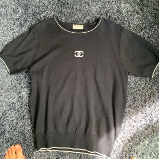 シャネル　半袖ニット　未使用(Tシャツ(半袖/袖なし))