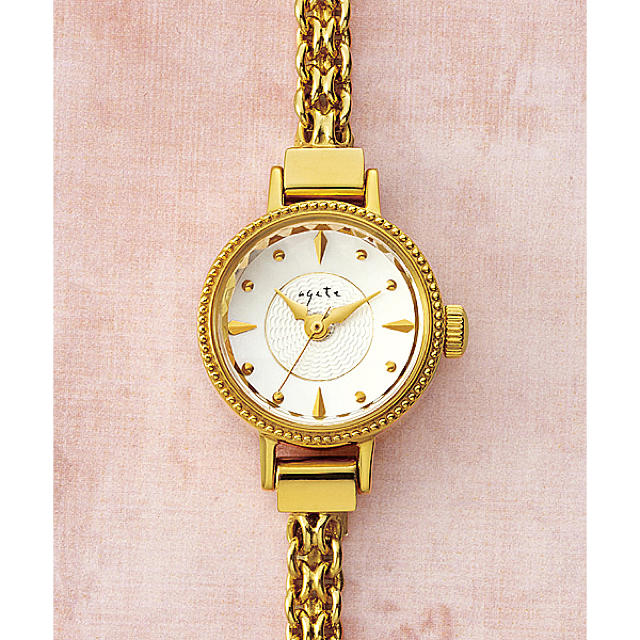 agete(アガット)の【tyhs7697様専用】　アガットファースト　ゴールド　アンティーク　腕時計 レディースのファッション小物(腕時計)の商品写真