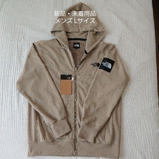 ザノースフェイス(THE NORTH FACE)の【新品】THE NORTH FACE パーカー NT12037 ベージュ L(パーカー)