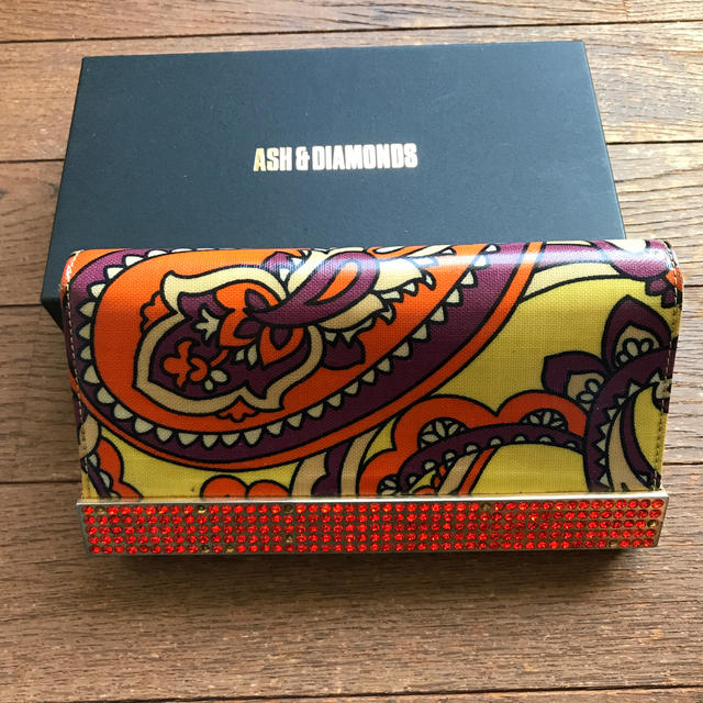 ASH&DIAMONDS(アッシュアンドダイアモンド)のAsh&Diamonds ペイズリー　長財布 レディースのファッション小物(財布)の商品写真