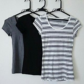 エイチアンドエム(H&M)のH&M Tシャツ3枚セット(Tシャツ(半袖/袖なし))