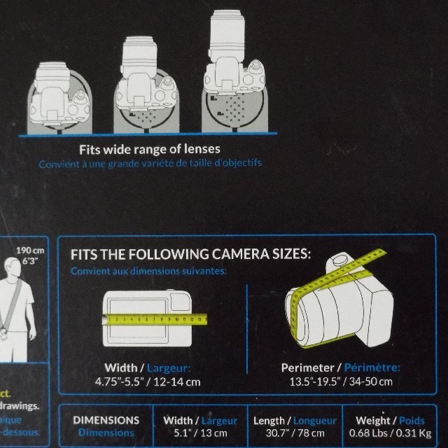 便利なカメラケース兼ストラップ♪miggoストラップ&ラップDSLR用 スマホ/家電/カメラのカメラ(ケース/バッグ)の商品写真