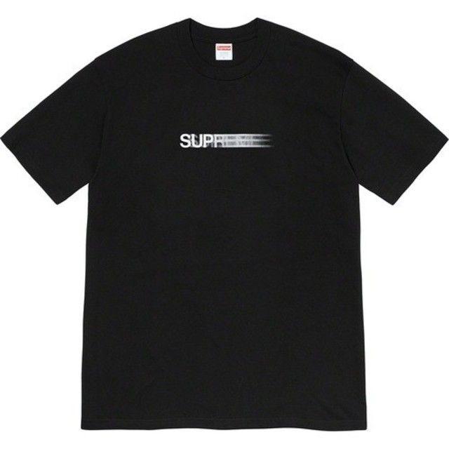 Supreme(シュプリーム)の【ステッカー同封】Motion Logo Tee Black【黒M】 メンズのトップス(Tシャツ/カットソー(半袖/袖なし))の商品写真