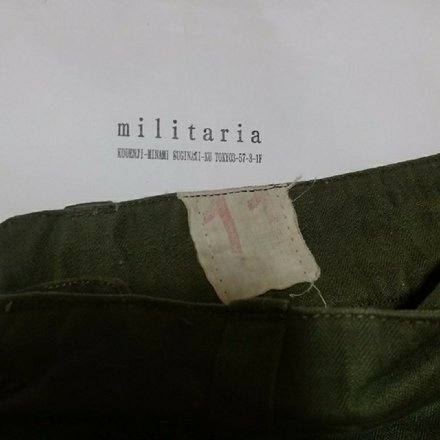 Maison Martin Margiela(マルタンマルジェラ)のM47後期型希少11サイズ　フランス軍　ミリタリア メンズのパンツ(ワークパンツ/カーゴパンツ)の商品写真