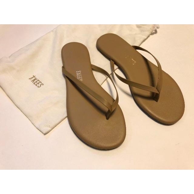 DEUXIEME CLASSE - 未使用 TKEES サンダル レザー US5 36 ベージュ