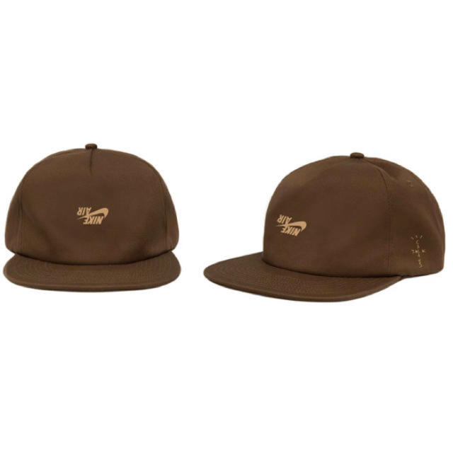 送料込 TRAVIS SCOTT Nike ナイキ ブラウン cap - キャップ