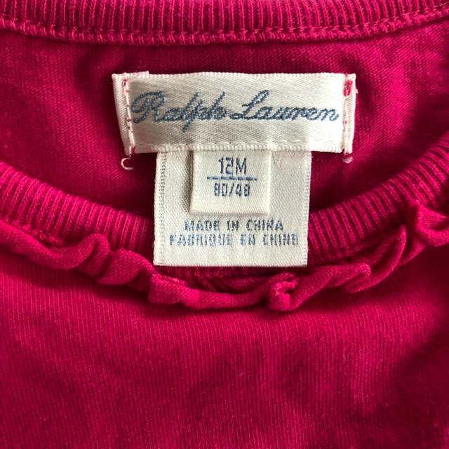 Ralph Lauren(ラルフローレン)のラルフローレン ベビー Ꭲシャツ 80cm キッズ/ベビー/マタニティのベビー服(~85cm)(Ｔシャツ)の商品写真
