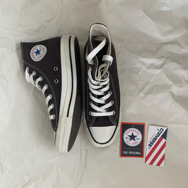 CONVERSE(コンバース)のコンバース ハイカット　エボニーブラック　23 レディースの靴/シューズ(スニーカー)の商品写真