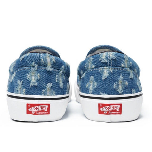 Supreme(シュプリーム)のSupreme Vans Hole Punch Denim Slip-On メンズの靴/シューズ(スニーカー)の商品写真