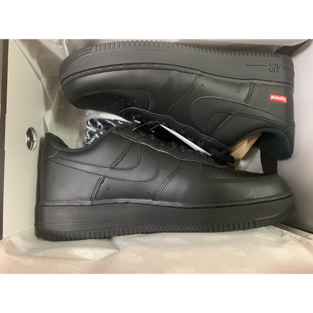 Supreme air force1 black 黒