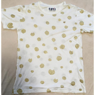 ツモリチサト(TSUMORI CHISATO)のツモリチサト　キャッツシリーズ　サイズ2  ドット　猫柄　レディース　メンズ(Tシャツ(半袖/袖なし))