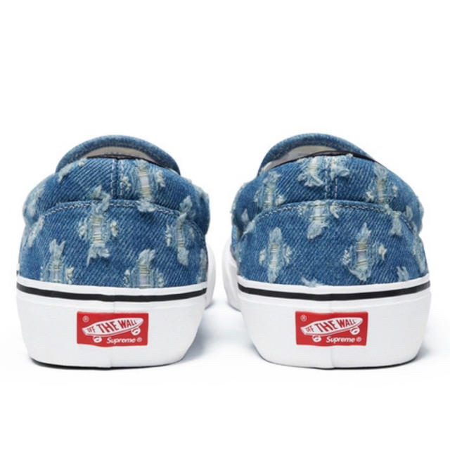 Supreme(シュプリーム)のSupreme Vans Hole Punch Denim Slip-On メンズの靴/シューズ(スリッポン/モカシン)の商品写真