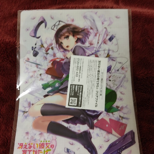 角川書店(カドカワショテン)の冴えない彼女の育てかた 加藤恵 クリアファイル エンタメ/ホビーのフィギュア(アニメ/ゲーム)の商品写真