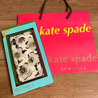 ケイトスペードニューヨーク(kate spade new york)の未使用 iPhoneケース kate spade 豪華なバラ柄(iPhoneケース)