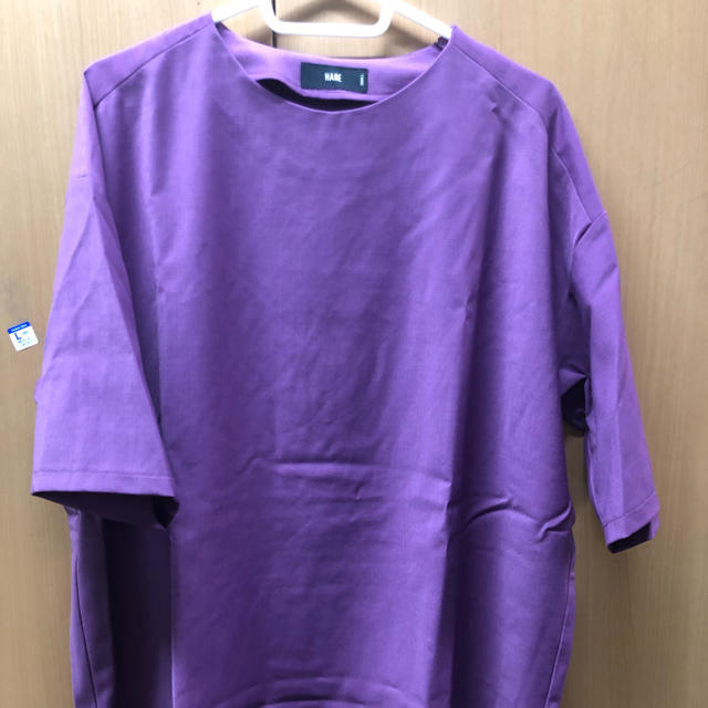 HARE(ハレ)のHARE パープルTシャツカットソー メンズのトップス(Tシャツ/カットソー(半袖/袖なし))の商品写真