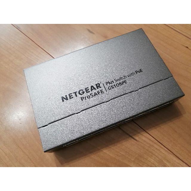 【美品】NETGEAR スイッチングハブ POE対応 GS108PE
