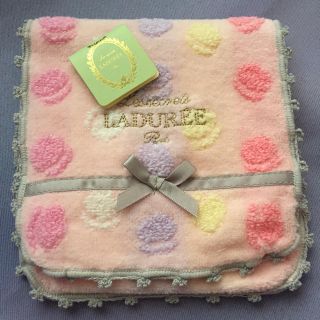 ラデュレ(LADUREE)のラデュレ ポケット付きタオルハンカチ (ハンカチ)