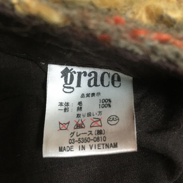 ハンチング　帽子　旧GRACE(グレース)株式会社 レディースの帽子(ハンチング/ベレー帽)の商品写真