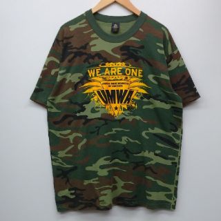 VINTAGE UMWA Tee Swing 迷彩 USA製 Tシャツ XL(Tシャツ/カットソー(半袖/袖なし))